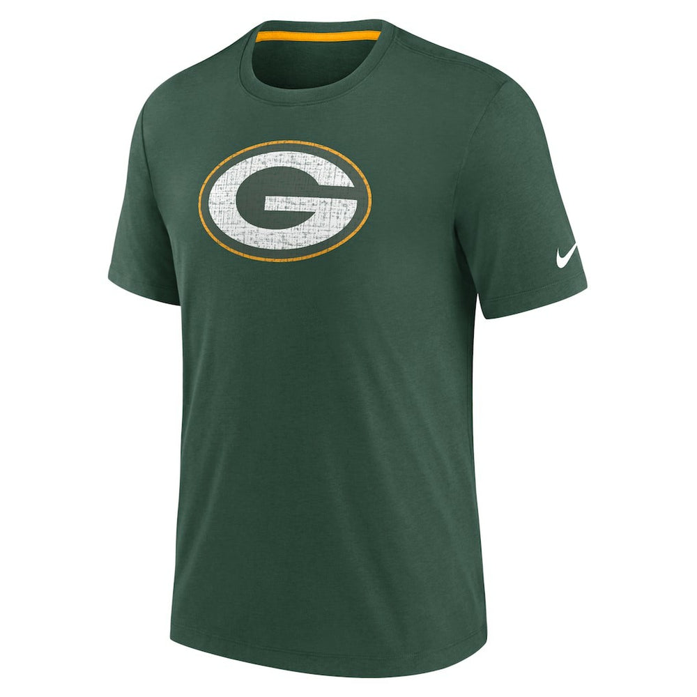 Rewind Playback Logo Tri-Blend T-Shirt - Green Bay Packers
