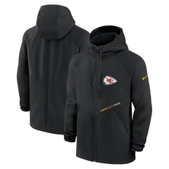 Spacer Raglan Performance Full-Zip Hoodie - Kansas City Chiefs