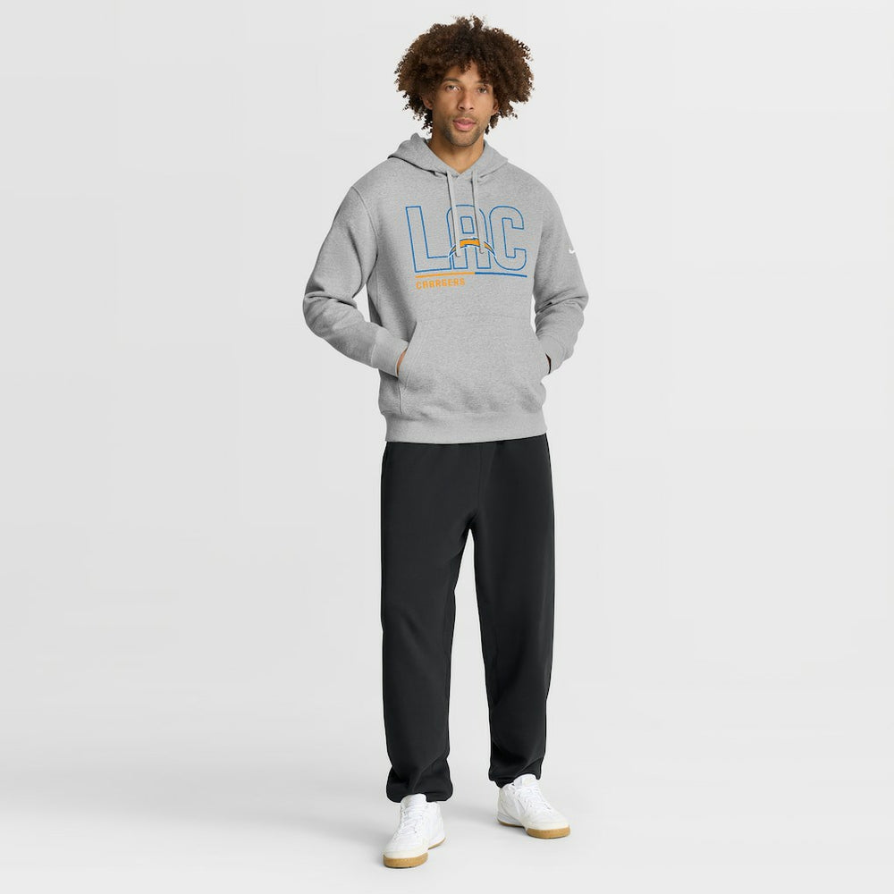 City Code Club Fleece Pullover Hoodie - Los Angeles Chargers