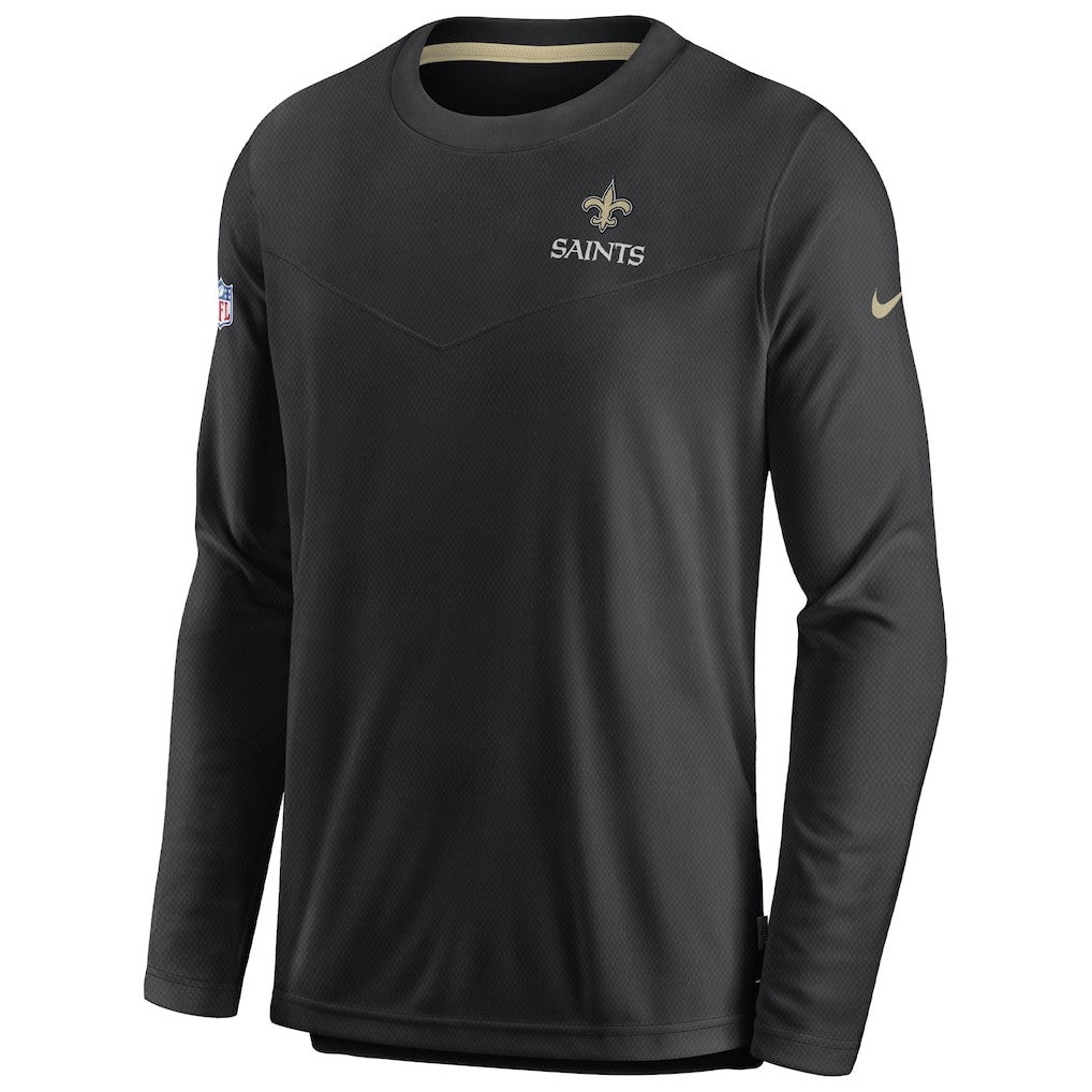 Sideline Lockup Performance Pullover Sweatshirt - New Orleans Saints