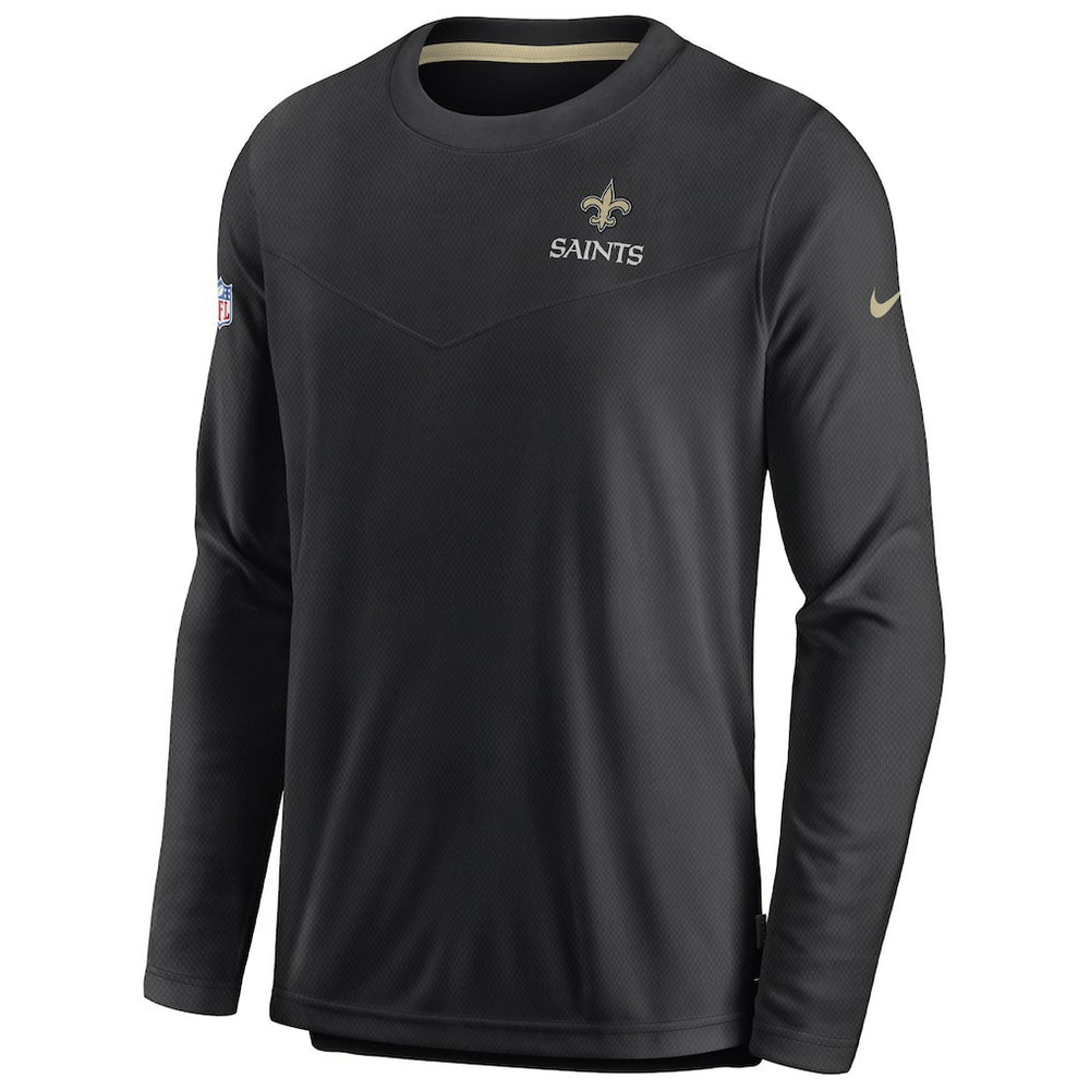 Sideline Lockup Performance Pullover Sweatshirt - New Orleans Saints