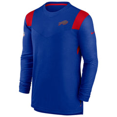 Sideline Tonal Logo Performance Player Long Sleeve T-Shirt - Buffalo Bills