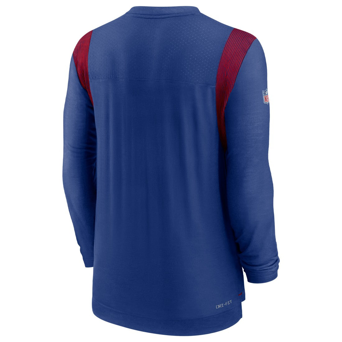 Sideline Tonal Logo Performance Player Long Sleeve T-Shirt - New York Giants