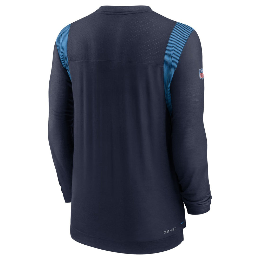 Sideline Tonal Logo Performance Player Long Sleeve T-Shirt - Tennessee Titans