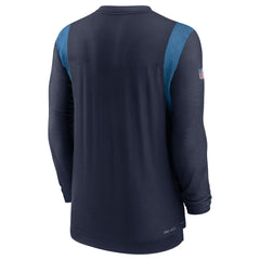 Sideline Tonal Logo Performance Player Long Sleeve T-Shirt - Tennessee Titans