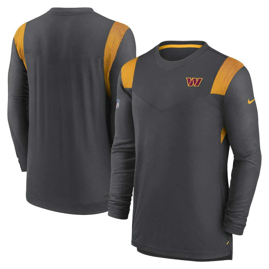 Sideline Tonal Logo Performance Player Long Sleeve T-Shirt - Washington Commanders