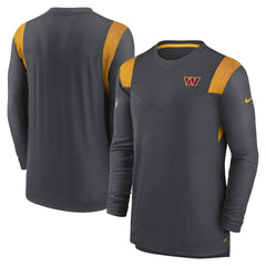 Sideline Tonal Logo Performance Player Long Sleeve T-Shirt - Washington Commanders