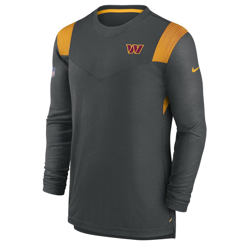 Sideline Tonal Logo Performance Player Long Sleeve T-Shirt - Washington Commanders