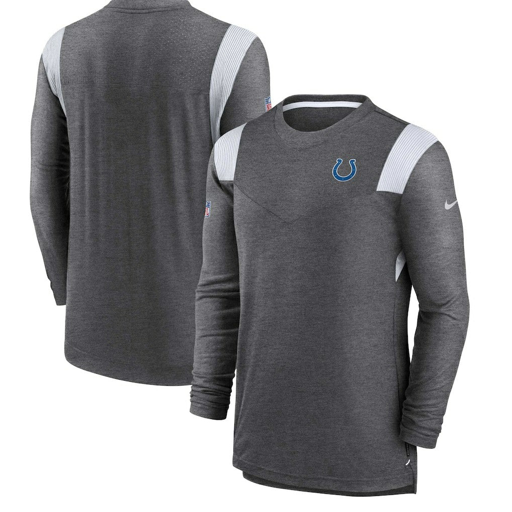 Sideline Tonal Logo Performance Player Long Sleeve T-Shirt - Indianapolis Colts