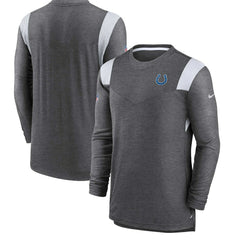 Sideline Tonal Logo Performance Player Long Sleeve T-Shirt - Indianapolis Colts