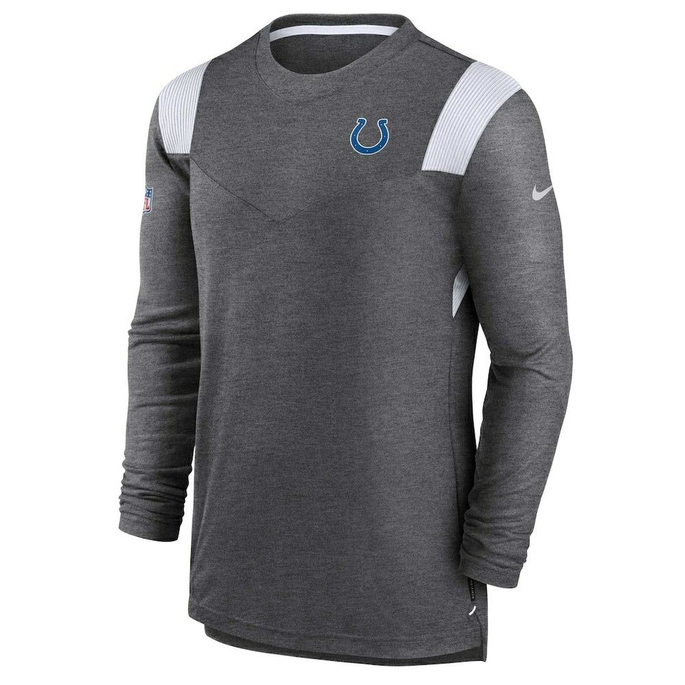 Sideline Tonal Logo Performance Player Long Sleeve T-Shirt - Indianapolis Colts