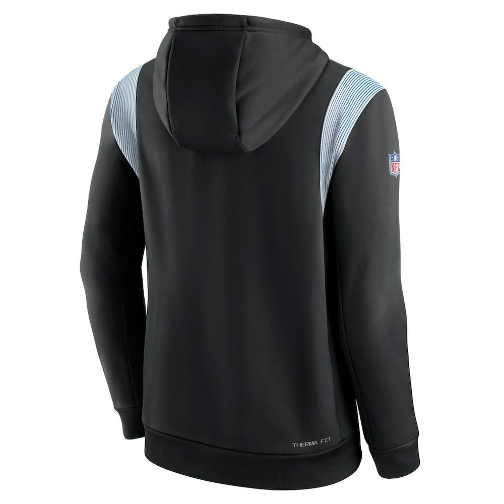 Sideline Athletic Stack Performance Pullover Hoodie - Carolina Panthers