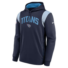 Sideline Athletic Stack Performance Pullover Hoodie - Tennessee Titans