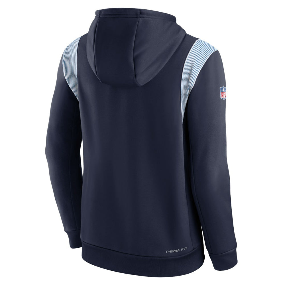 Sideline Athletic Stack Performance Pullover Hoodie - Tennessee Titans