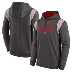 Sideline Athletic Stack Performance Pullover Hoodie - Tampa Bay Buccaneers