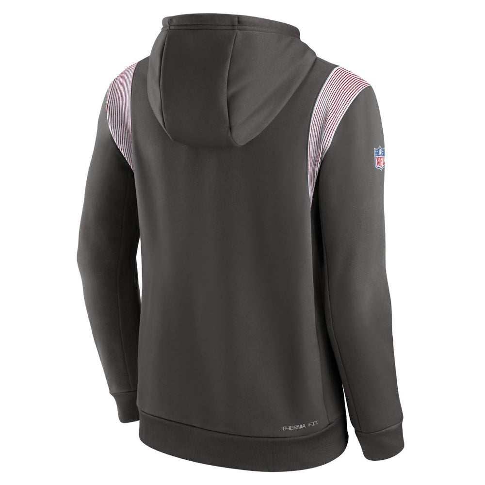Sideline Athletic Stack Performance Pullover Hoodie - Tampa Bay Buccaneers