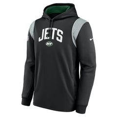 Sideline Athletic Stack Performance Pullover Hoodie - New York Jets