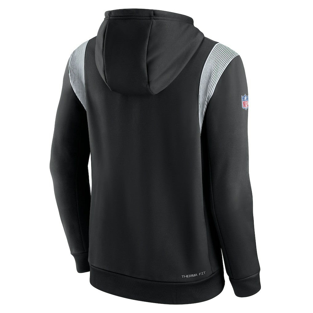 Sideline Athletic Stack Performance Pullover Hoodie - New York Jets