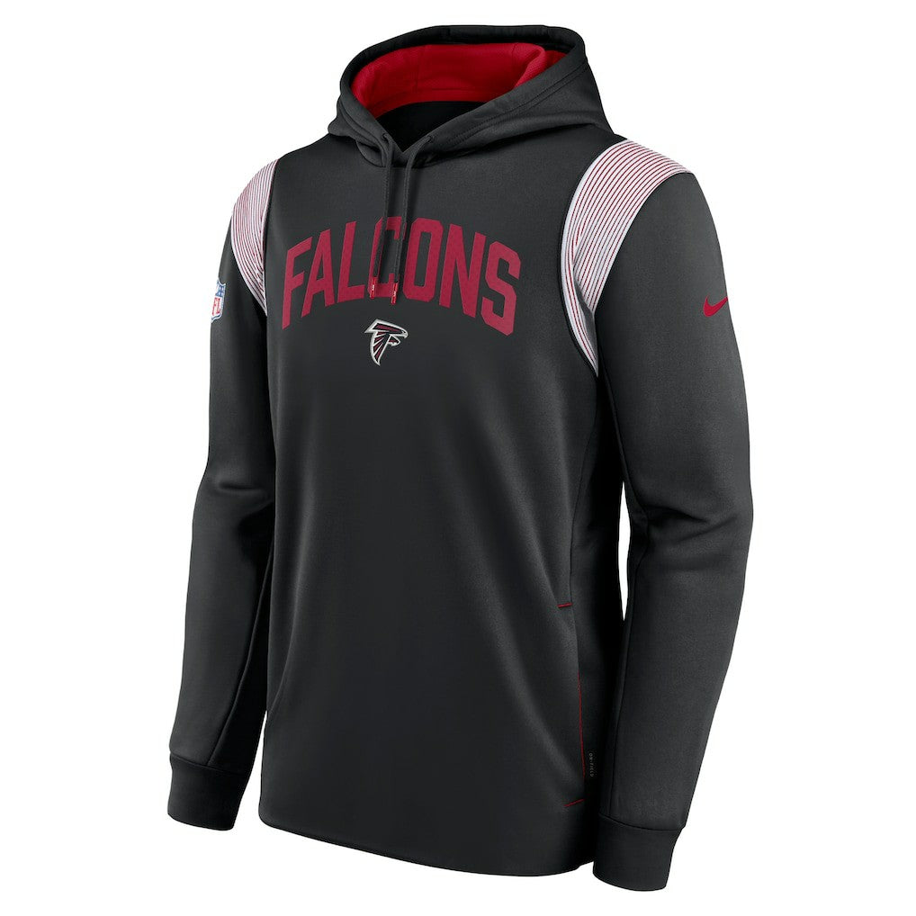 Sideline Athletic Stack Performance Pullover Hoodie - Atlanta Falcons