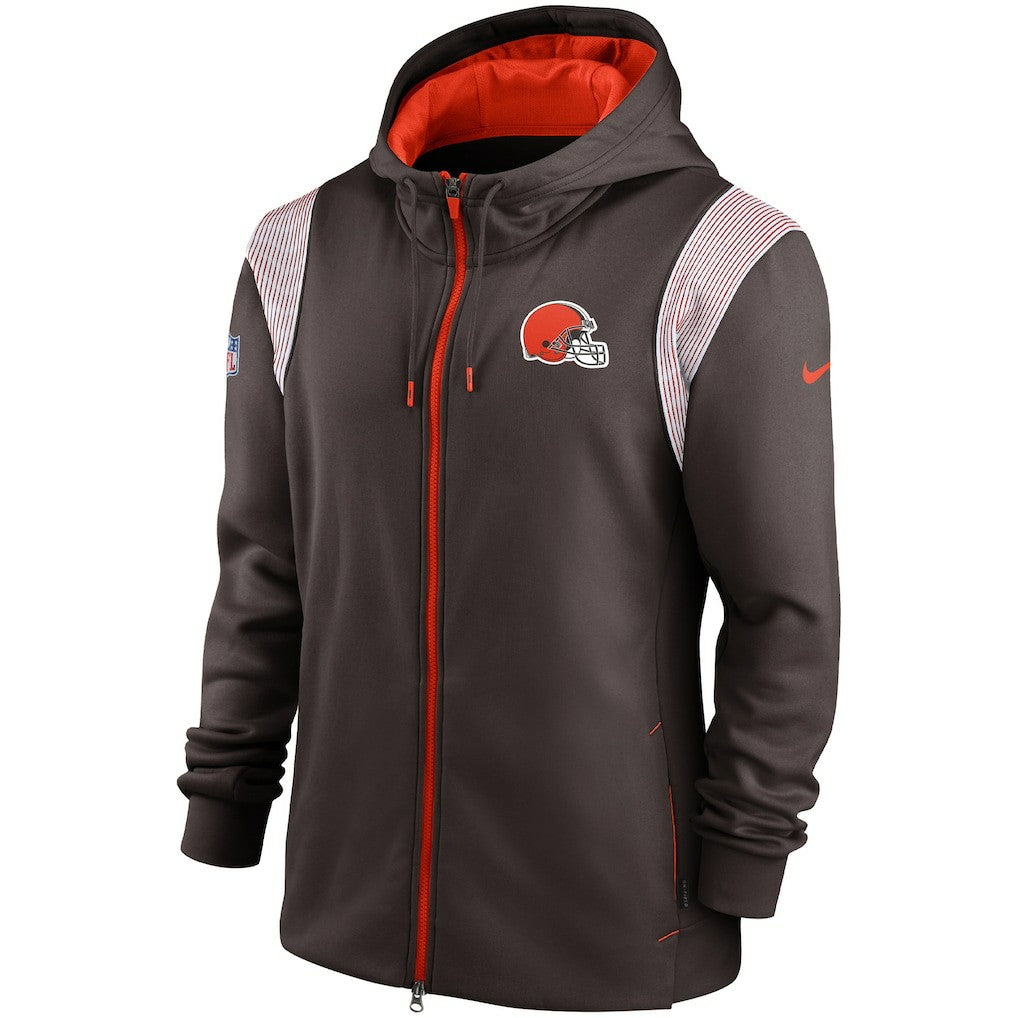 Performance Sideline Lockup Full-Zip Hoodie - Cleveland Browns