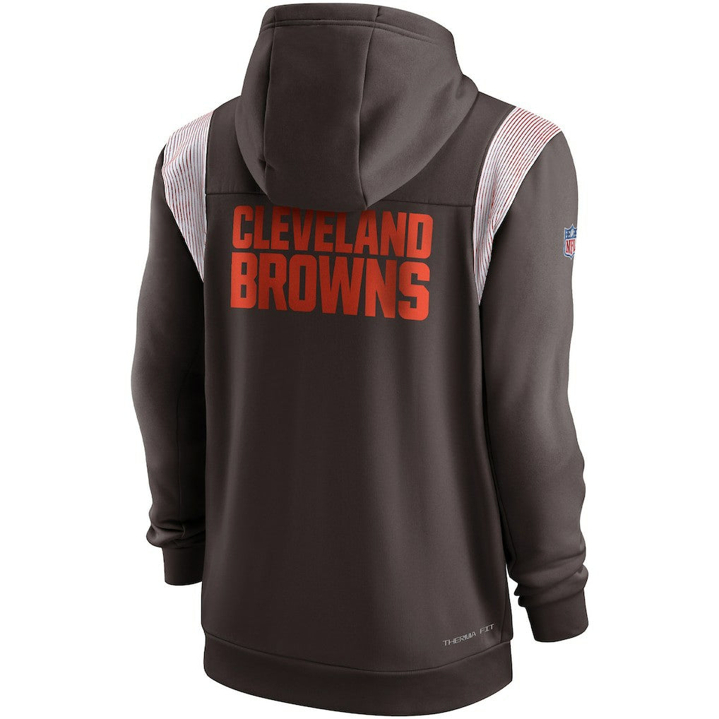 Performance Sideline Lockup Full-Zip Hoodie - Cleveland Browns