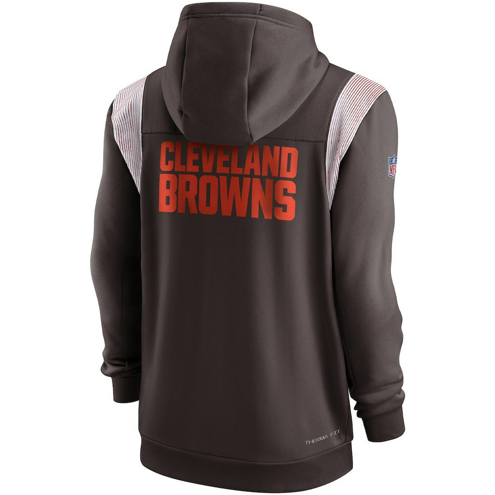 Performance Sideline Lockup Full-Zip Hoodie - Cleveland Browns