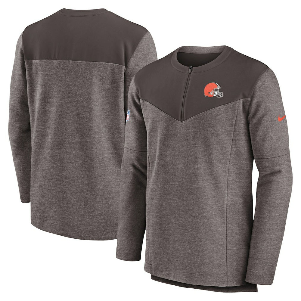 Sideline Lockup Performance Quarter-Zip Top - Cleveland Browns