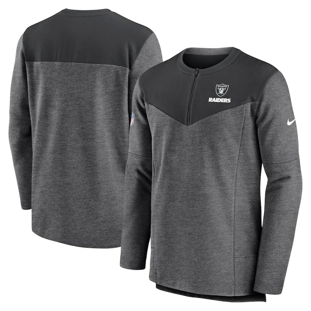 Sideline Lockup Performance Quarter-Zip Top - Las Vegas Raiders