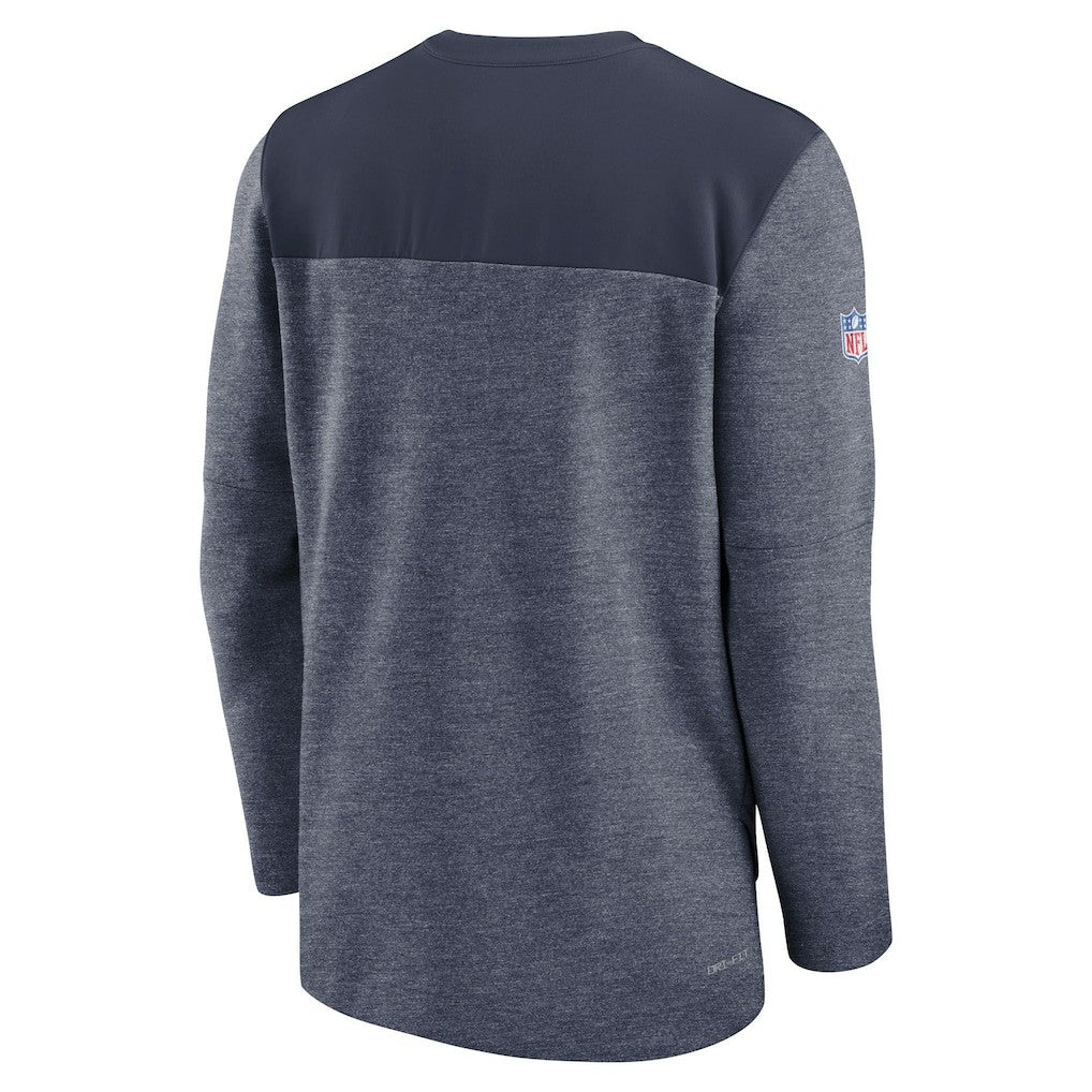 Sideline Lockup Performance Quarter-Zip Top - New England Patriots