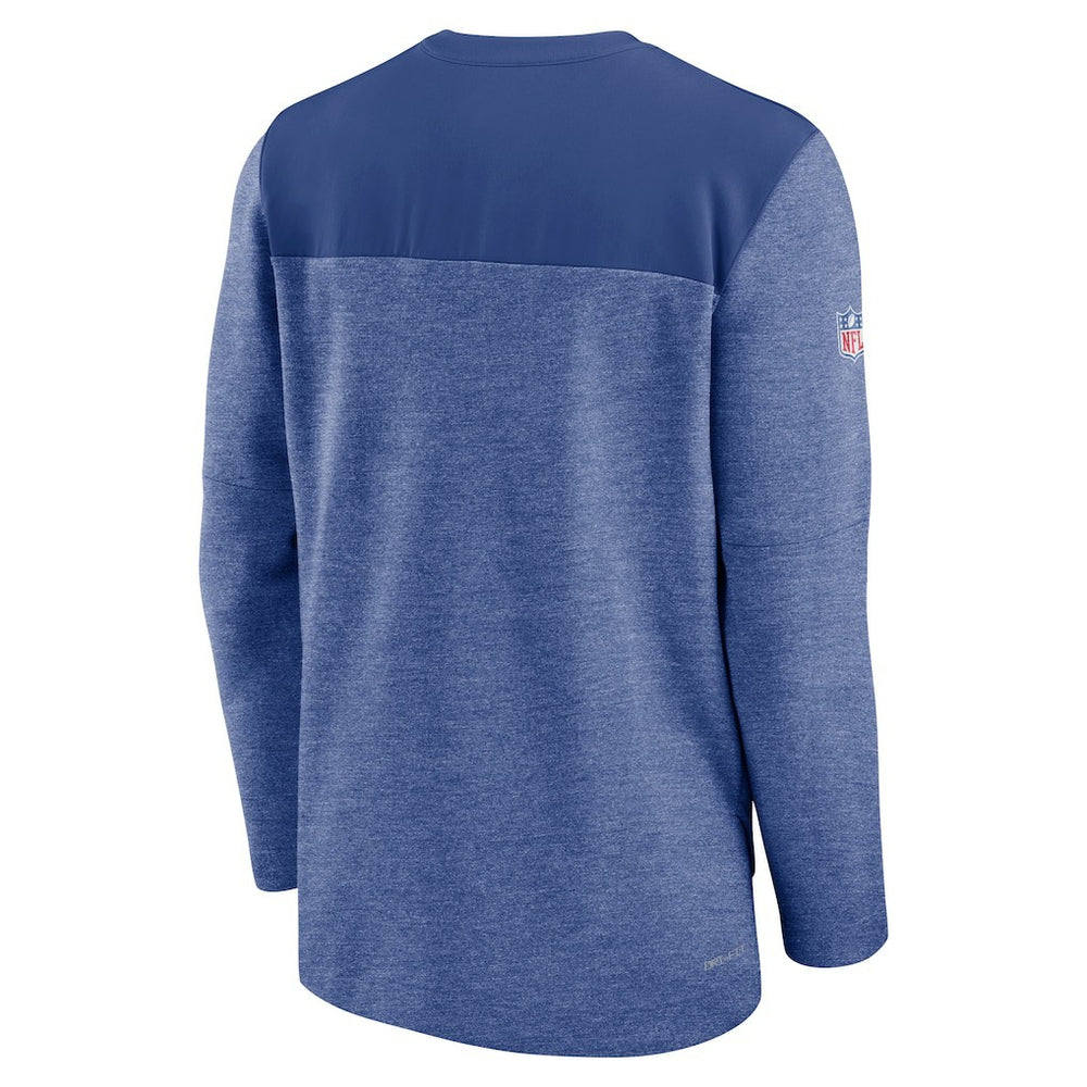 Sideline Lockup Performance Quarter-Zip Top - New York Giants