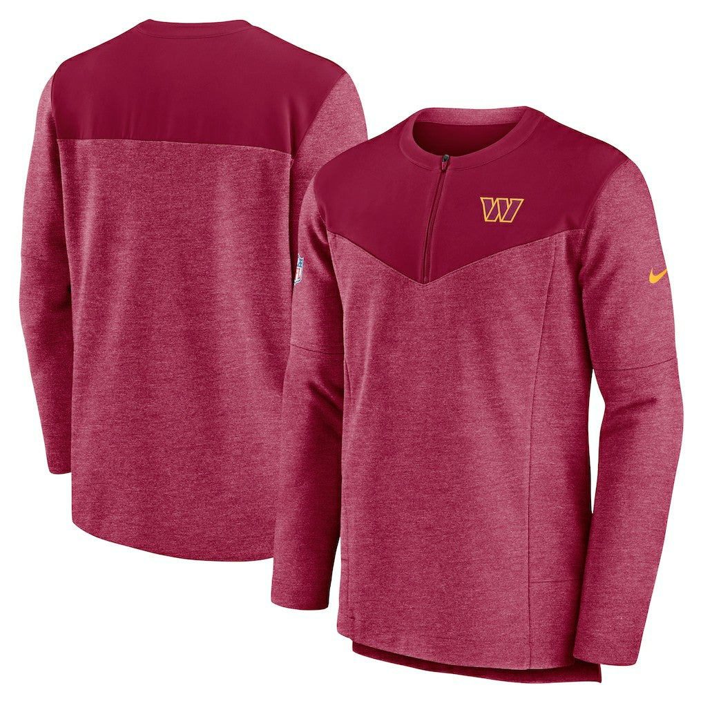 Sideline Lockup Performance Quarter-Zip Top - Washington Commanders