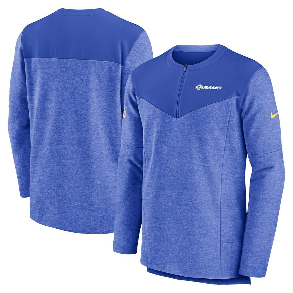 Sideline Lockup Performance Quarter-Zip Top - Los Angeles Rams