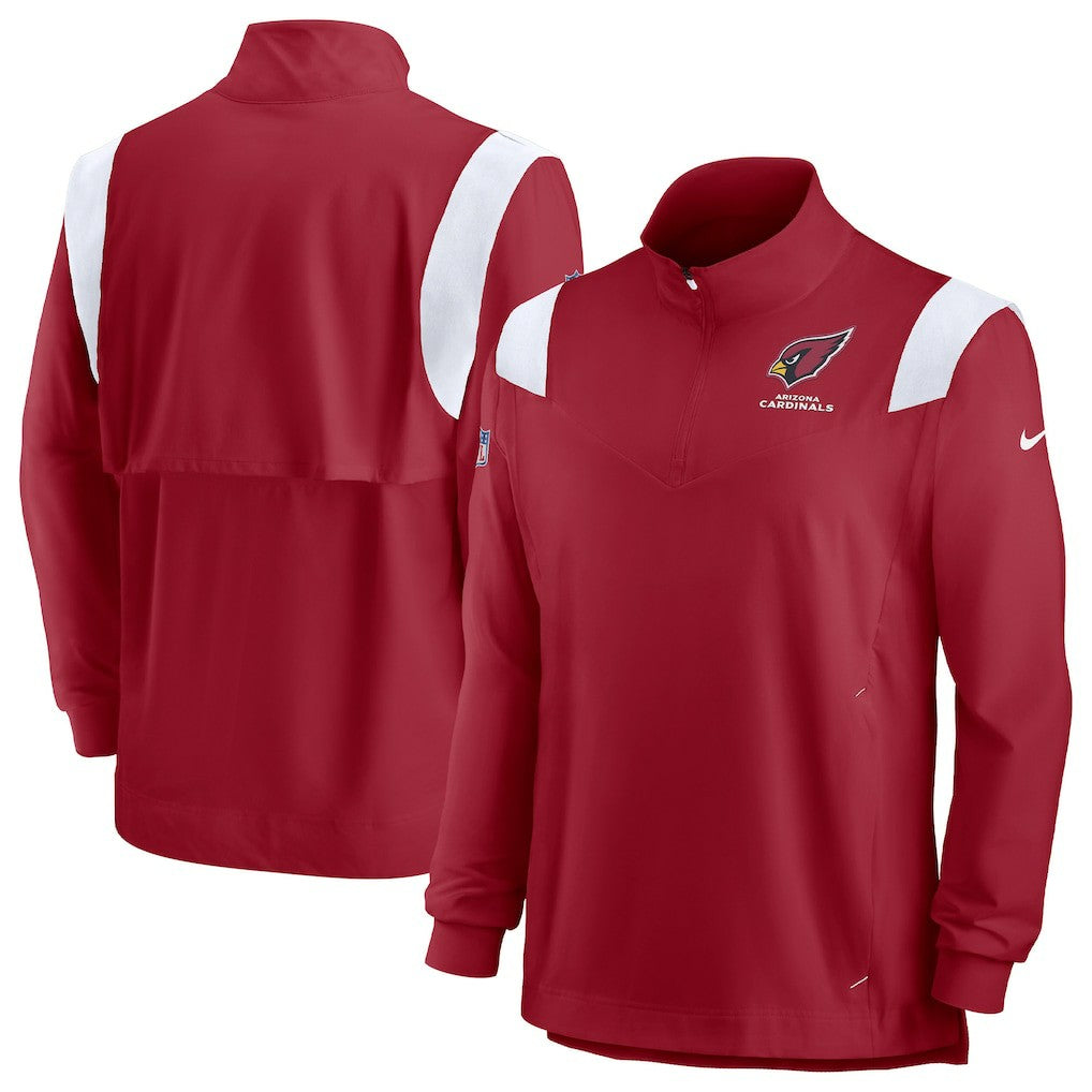 Sideline Coaches Chevron Lockup Quarter-Zip Top - Arizona Cardinals