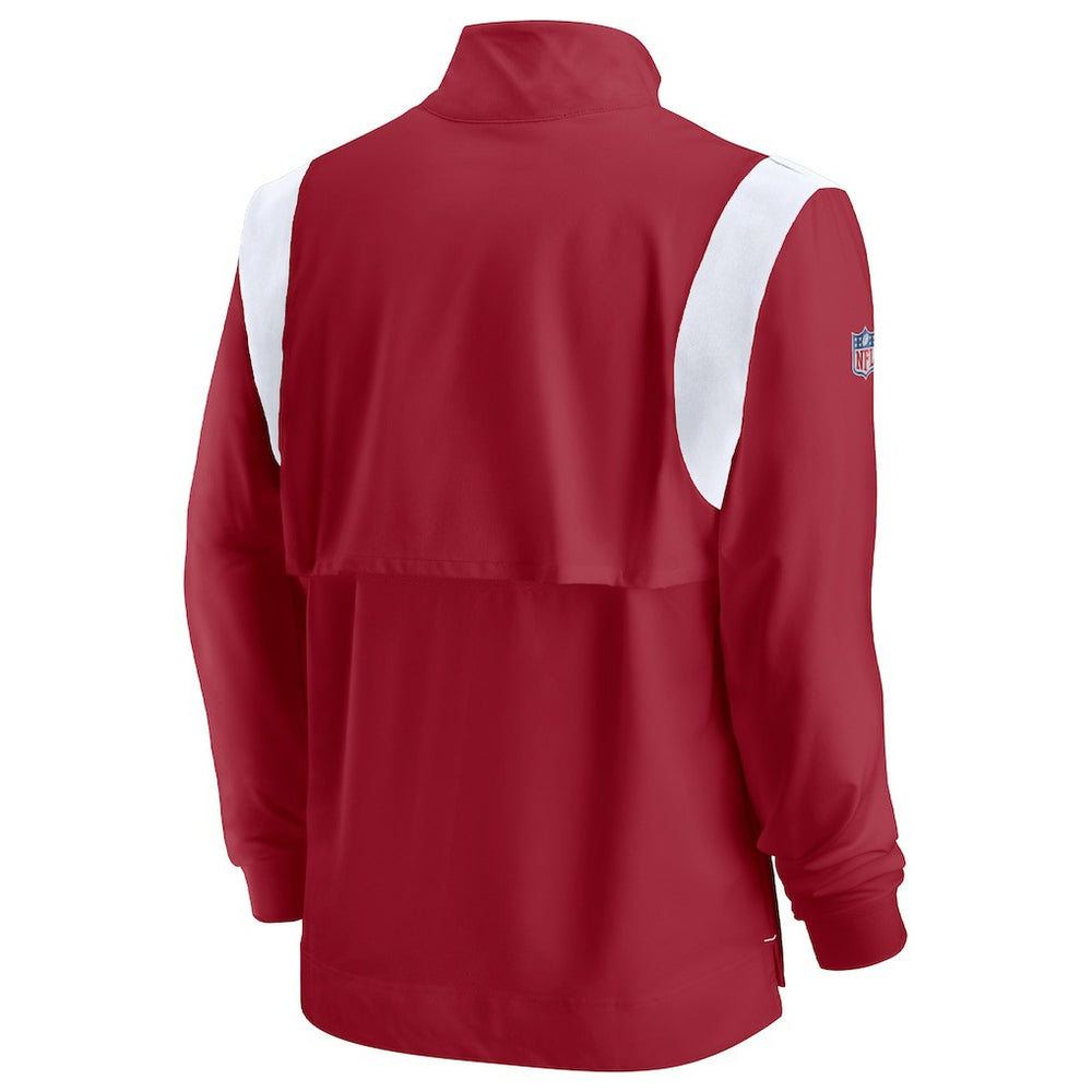 Sideline Coaches Chevron Lockup Quarter-Zip Top - Arizona Cardinals