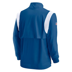 Sideline Coach Chevron Lockup Quarter-Zip Long Sleeve Top - Indianapolis Colts