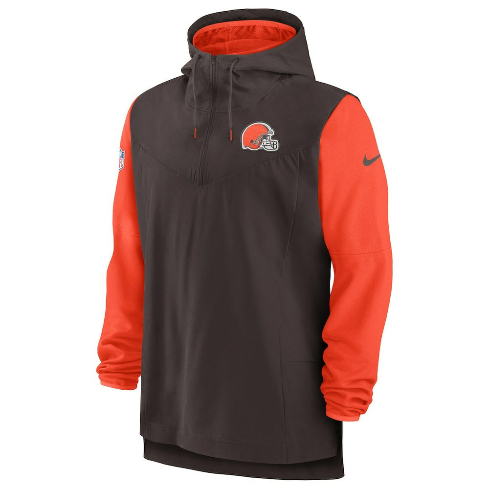 Sideline Player Quarter-Zip Hoodie - Cleveland Browns