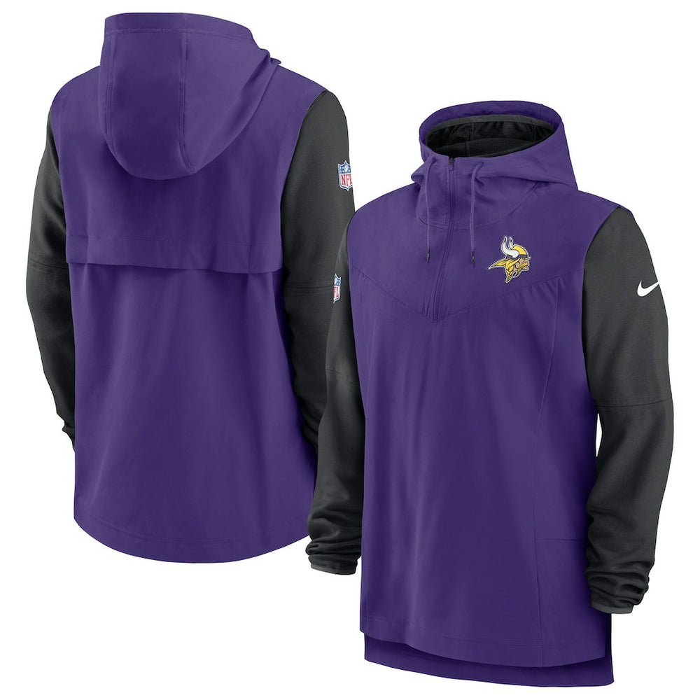 Sideline Player Quarter-Zip Hoodie - Minnesota Vikings