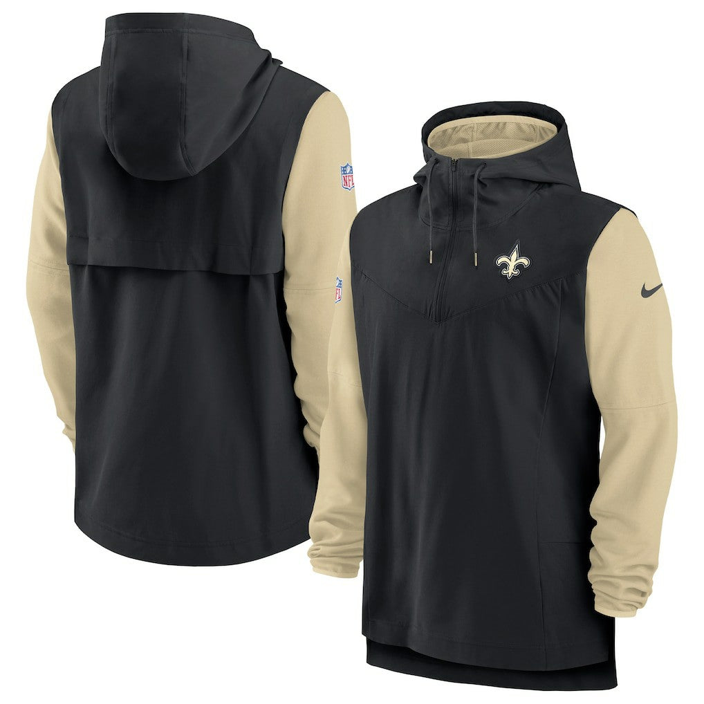 Sideline Player Quarter-Zip Hoodie - New Orleans Saints