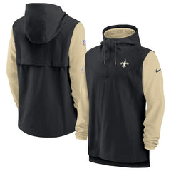 Sideline Player Quarter-Zip Hoodie - New Orleans Saints