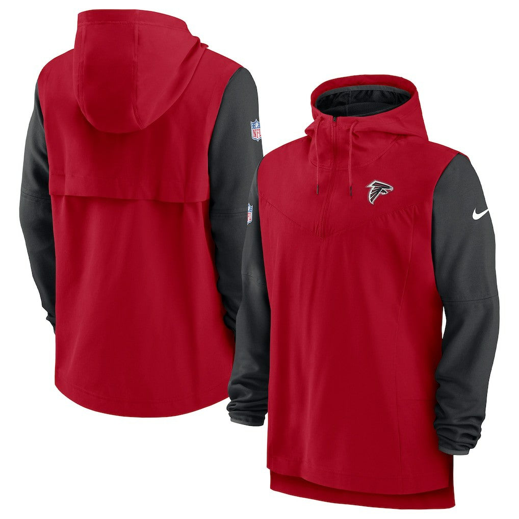 Sideline Player Quarter-Zip Hoodie - Atlanta Falcons