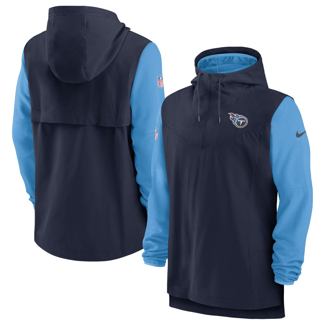 Sideline Player Quarter-Zip Hoodie - Tennessee Titans