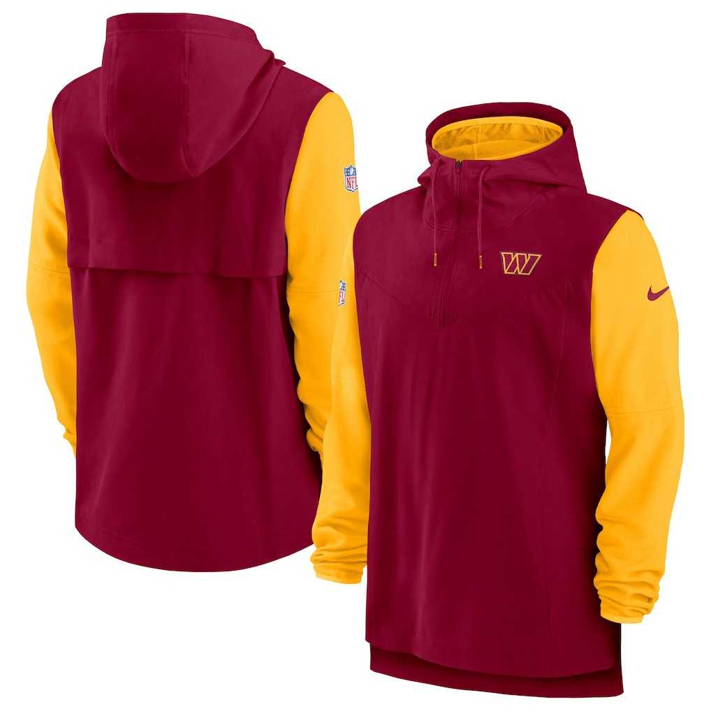 Sideline Player Quarter-Zip Hoodie - Washington Commanders