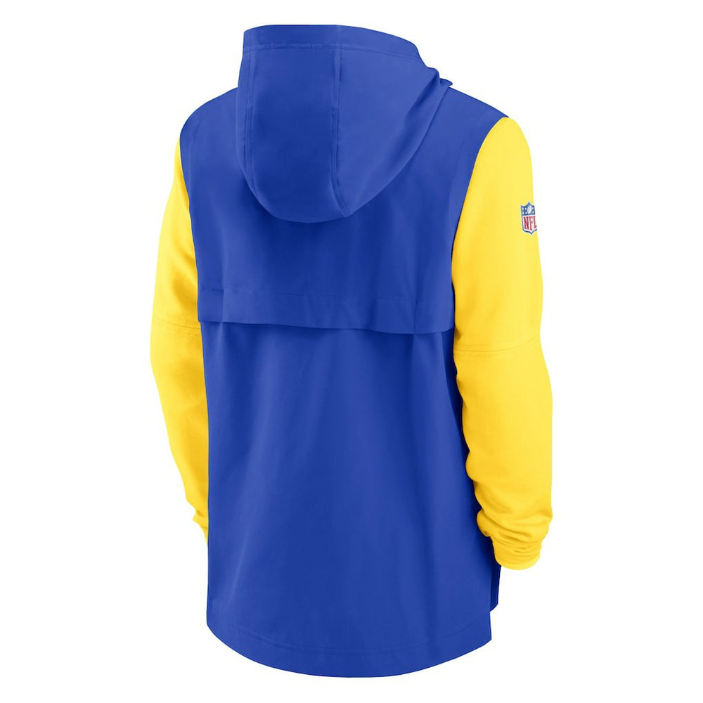 Sideline Player Quarter-Zip Hoodie Jacket - Los Angeles Rams
