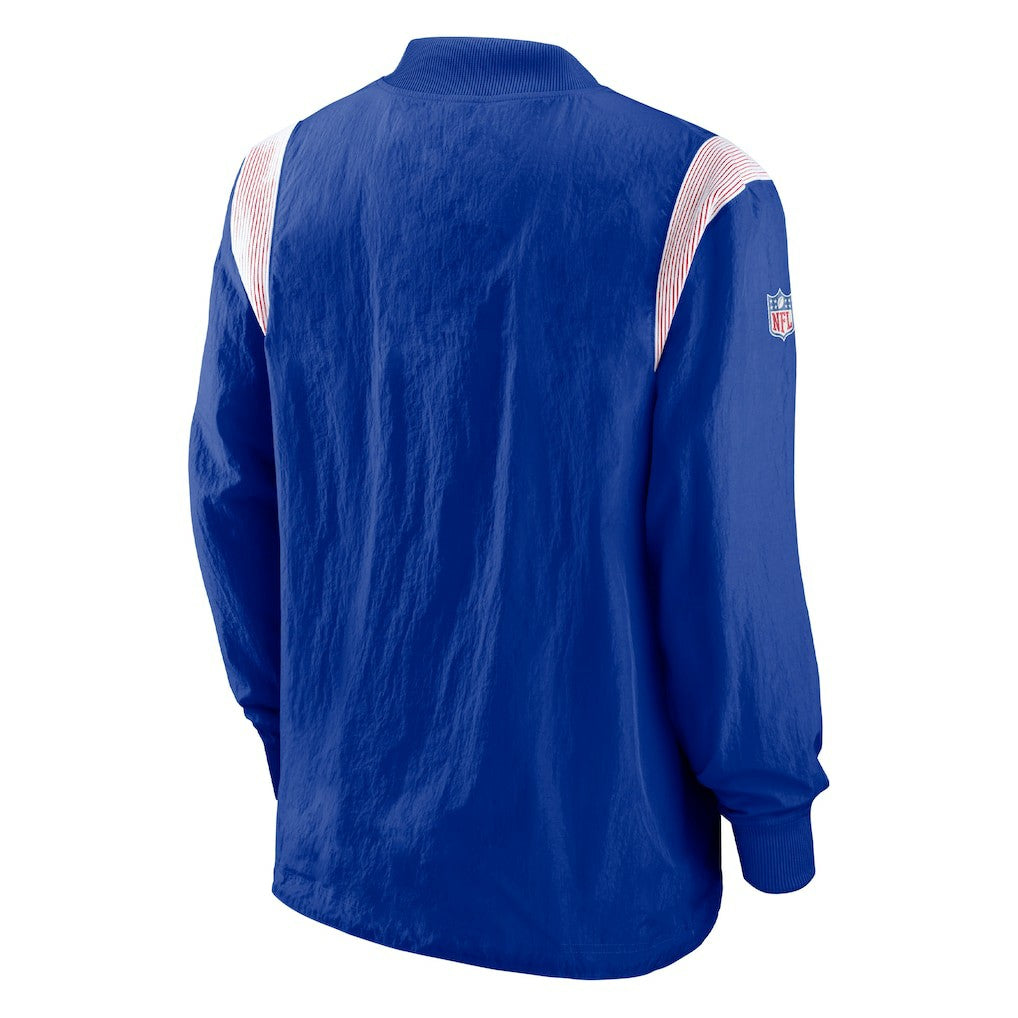 Sideline Athletic Stack V-Neck Pullover Windshirt Jacket - Buffalo Bills