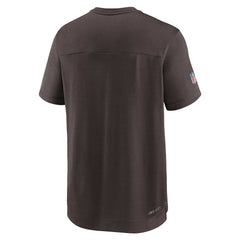 Sideline Coaches Vintage Chevron Performance V-Neck T-Shirt - Cleveland Browns