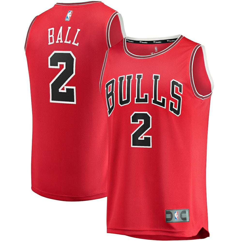NBA Lonzo Ball Chicago Bulls Fast Break Road Replica Jersey sale