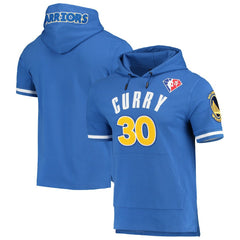 NBA Stephen Curry Golden State Warriors Pro Standard Name & Number Short Sleeve Pullover Hoodie sale