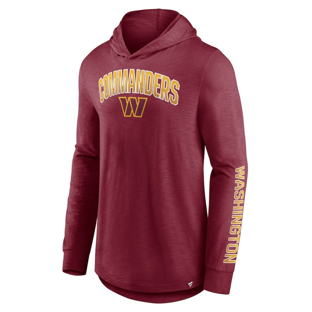 Front Runner Long Sleeve Hooded T-Shirt - Washington Commanders