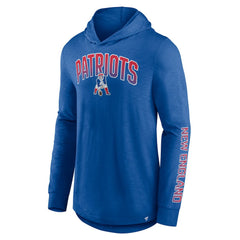 Front Runner Long Sleeve Hooded T-Shirt - New England Patriots