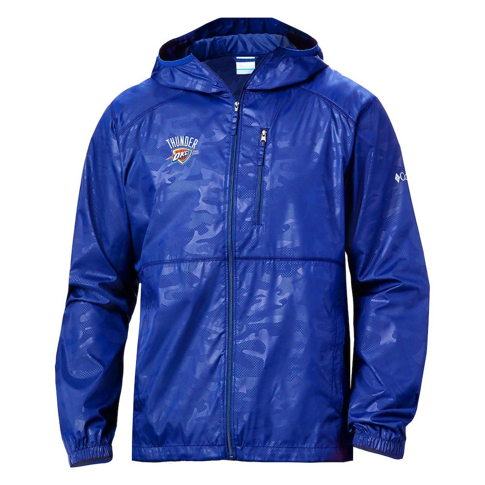 NBA Oklahoma City Thunder Camo Flash Forward Full-Zip Windbreaker Jacket